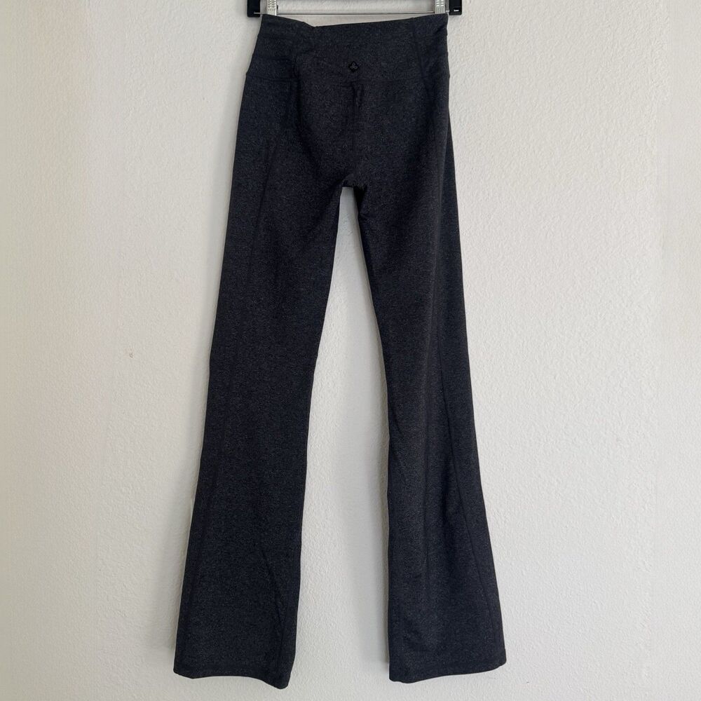 PrAna Womenโs Tall Inseam 32โ Size S Wide Leg Pull On Pant Legging Gray Stretch